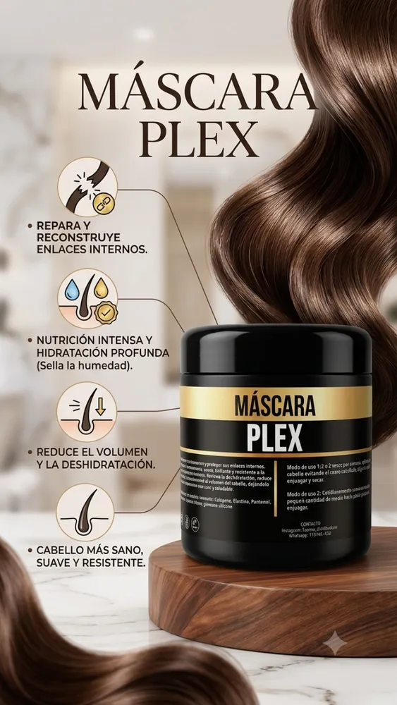 Máscara Plex para Cabello 250 gr.