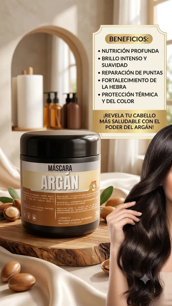 Máscara Capilar Argán 250g