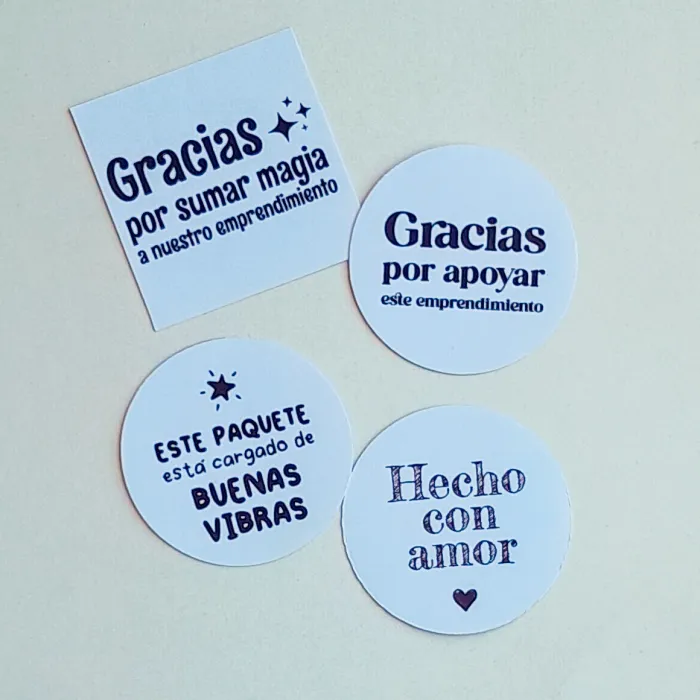 Stickers Empre Packs 4x4cm