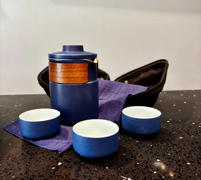 Kit para Infusiones en Porcelana Viajero