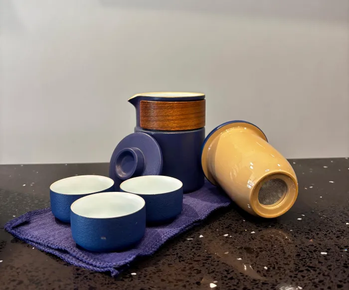 Kit para Infusiones en Porcelana Viajero 2