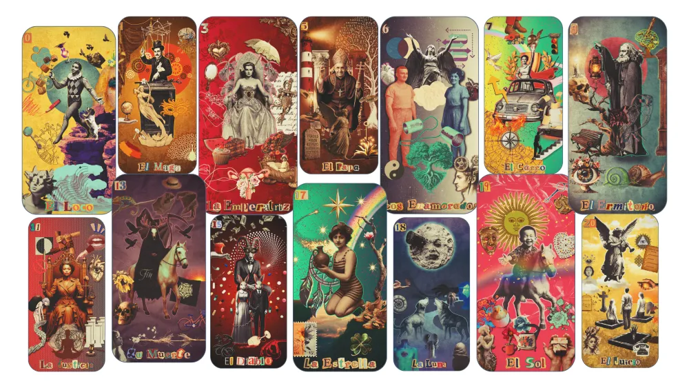 Mazo de Tarot Collage Arcano