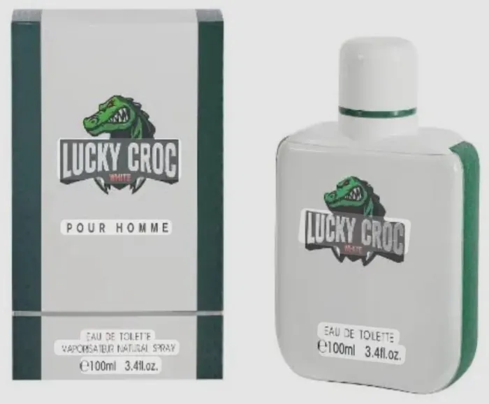 Lucky Croc White – Pour Homme