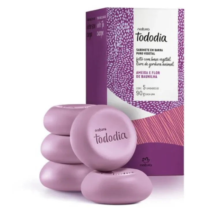 Jabones Tododia Ciruela y Flor de Vainilla 5 x 90g