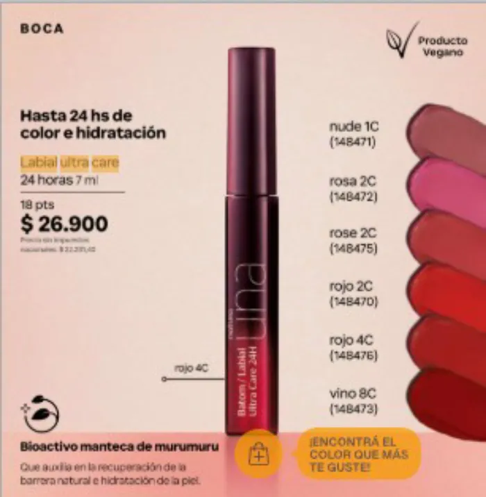 Labial ultra care 24 horas Una - NUDE 1c 2