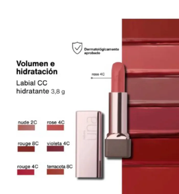 Labial CC Hidratante FPS 25 Una - VIOLETA 4c