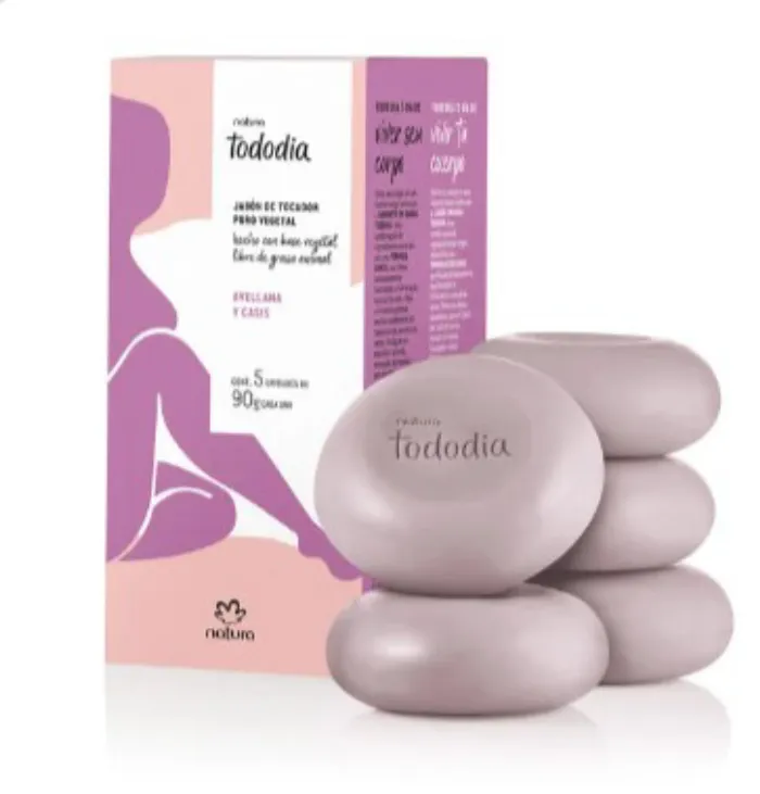 Jabones Tododia Avellana y casis 5 x 90g