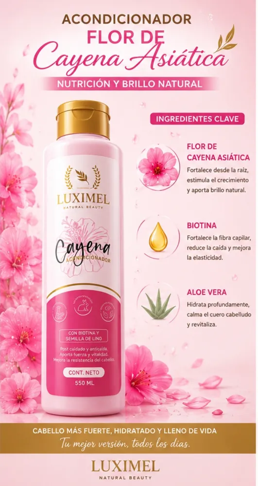 Acondicionador flor de Cayena  2