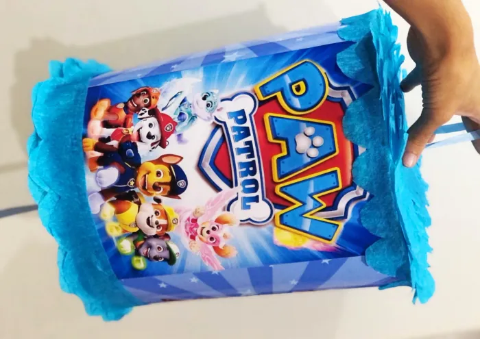 Piñata Cilíndrica Paw Patrol