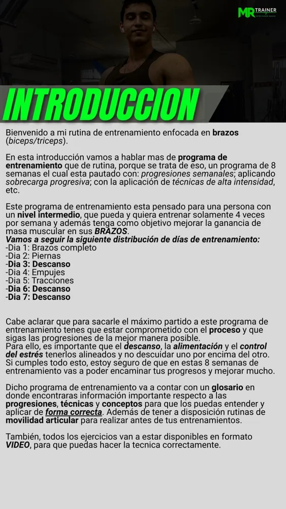 PROGRAMA ENTRENAMIENTO ENFOQUE BRAZOS 4 DIAS 2