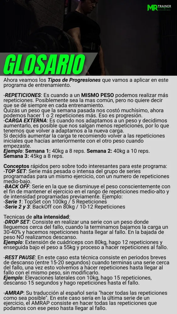 PROGRAMA ENTRENAMIENTO ENFOQUE PIERNAS 5 DIAS 2