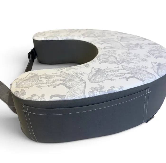 Almohadón de Lactancia "Zoe"- Fauna Gris 2