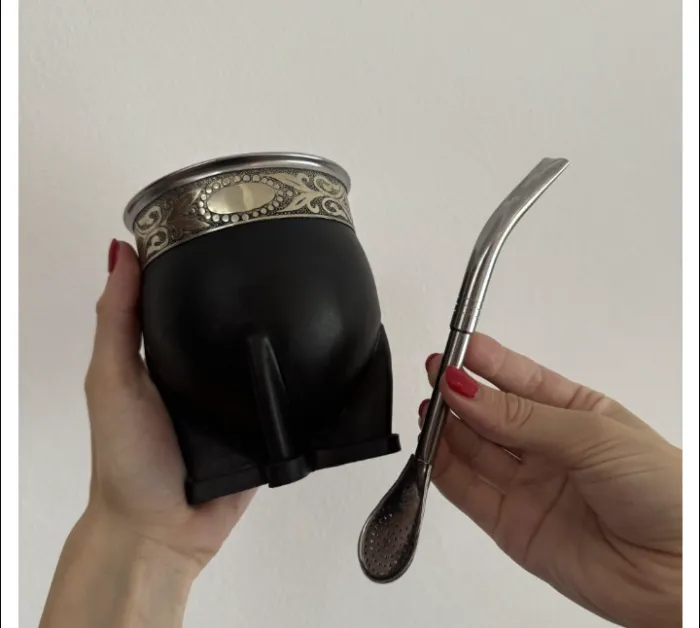 IMPERIAL VIROLA  DE ALPACA+ BOMBILLA PICO DE LORO