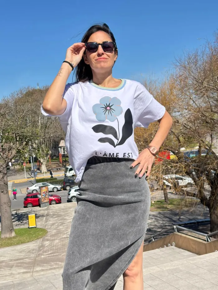 Pollera Batik con tajo  2