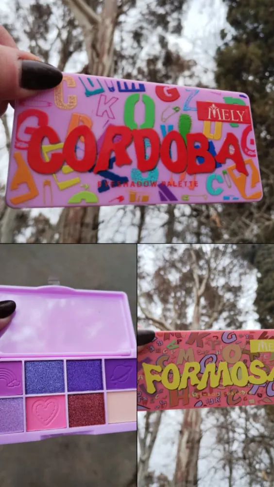 PALETAS DE SOMBRA MELY.  SIN STOCK 