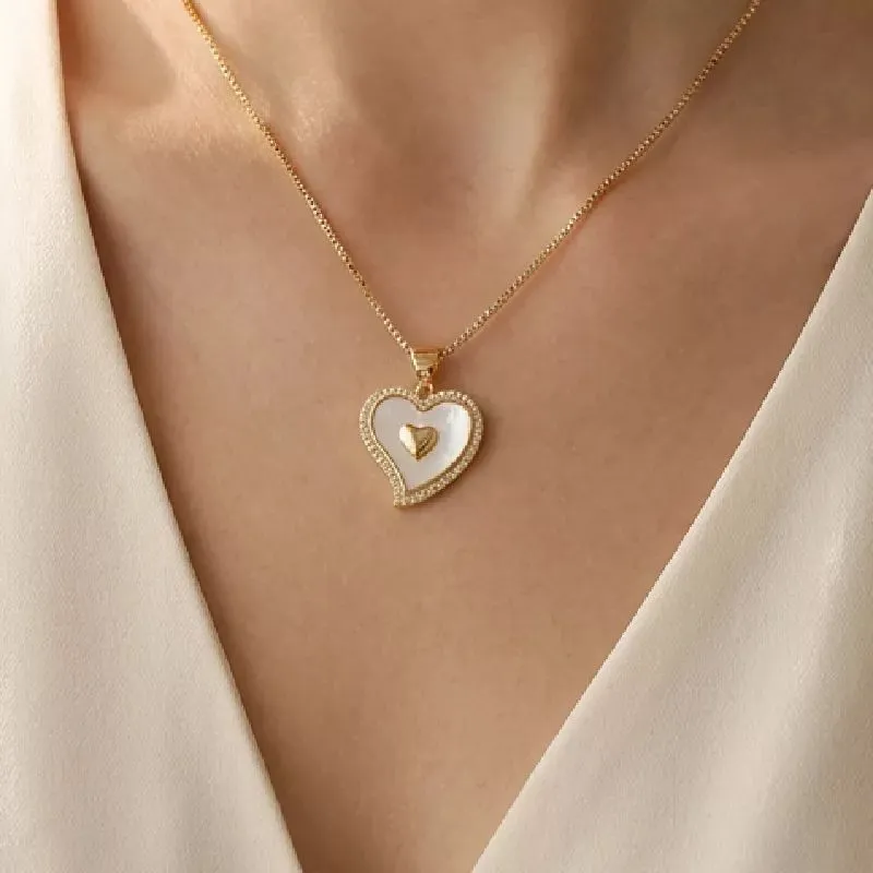 Collar Corazón Dorado