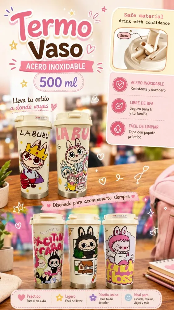 Vaso Termo La Bubu 500 ml