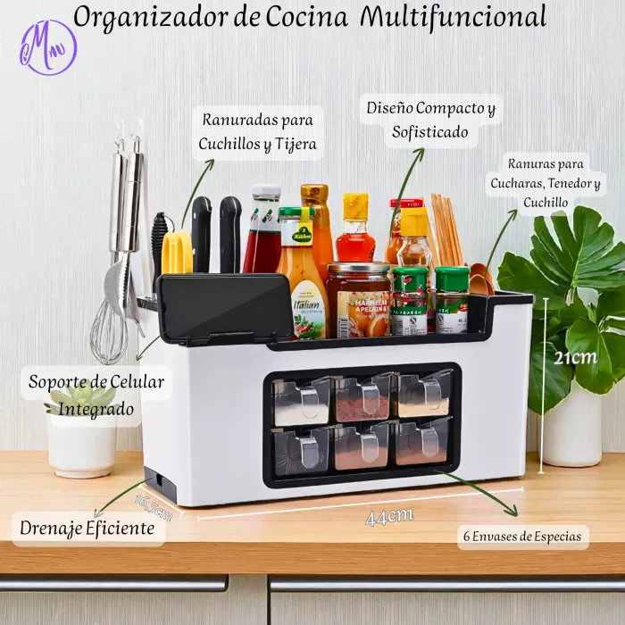 Organizador de cocina multifuncional 
