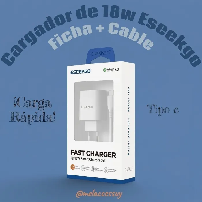 Cargador de 18w Eseekgo