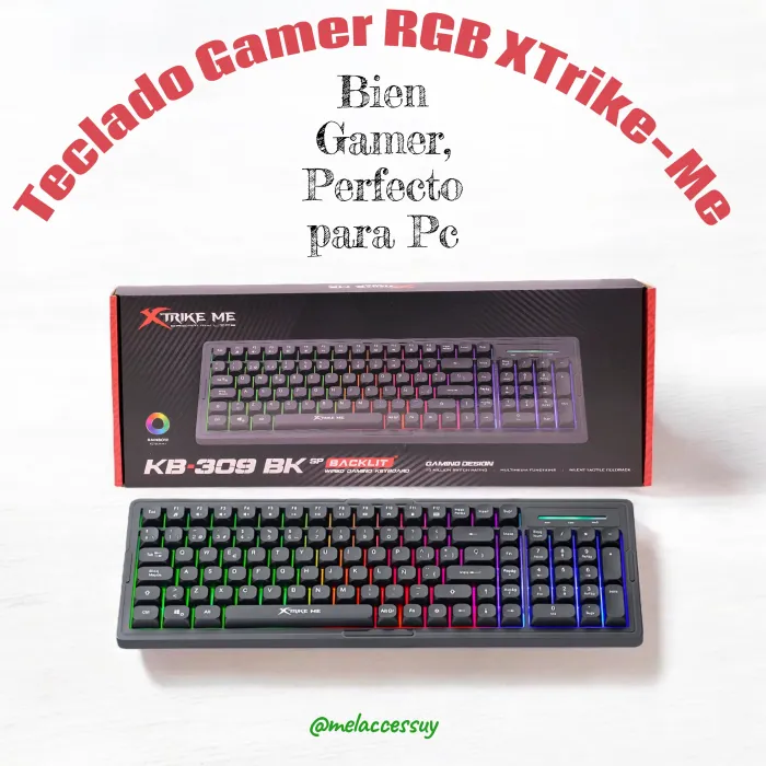 Teclado Gamer RGB XTrick-Me