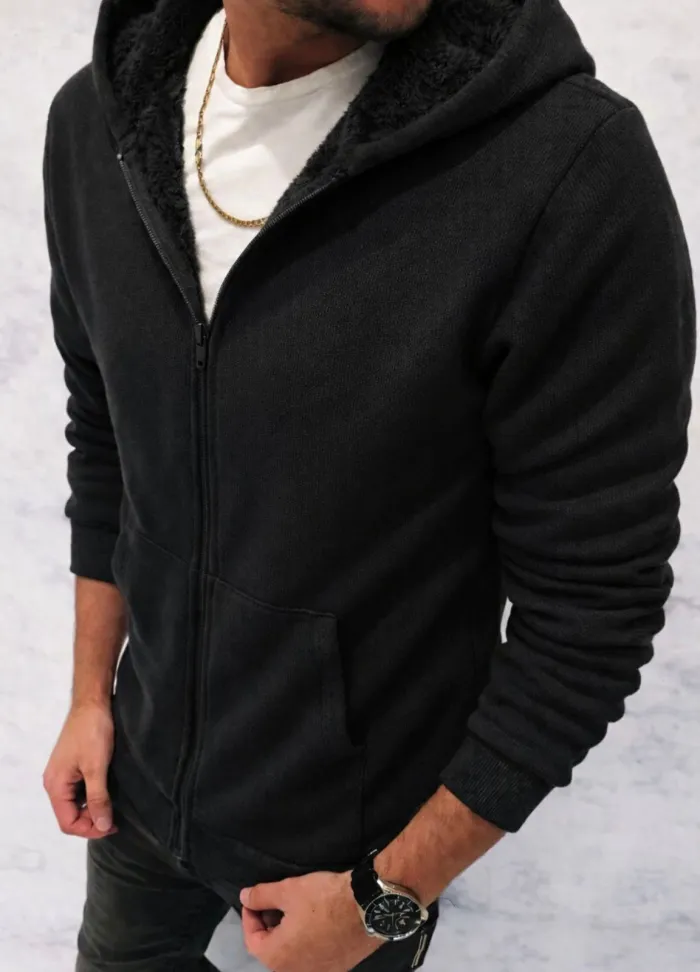 campera chenille con piel M 2