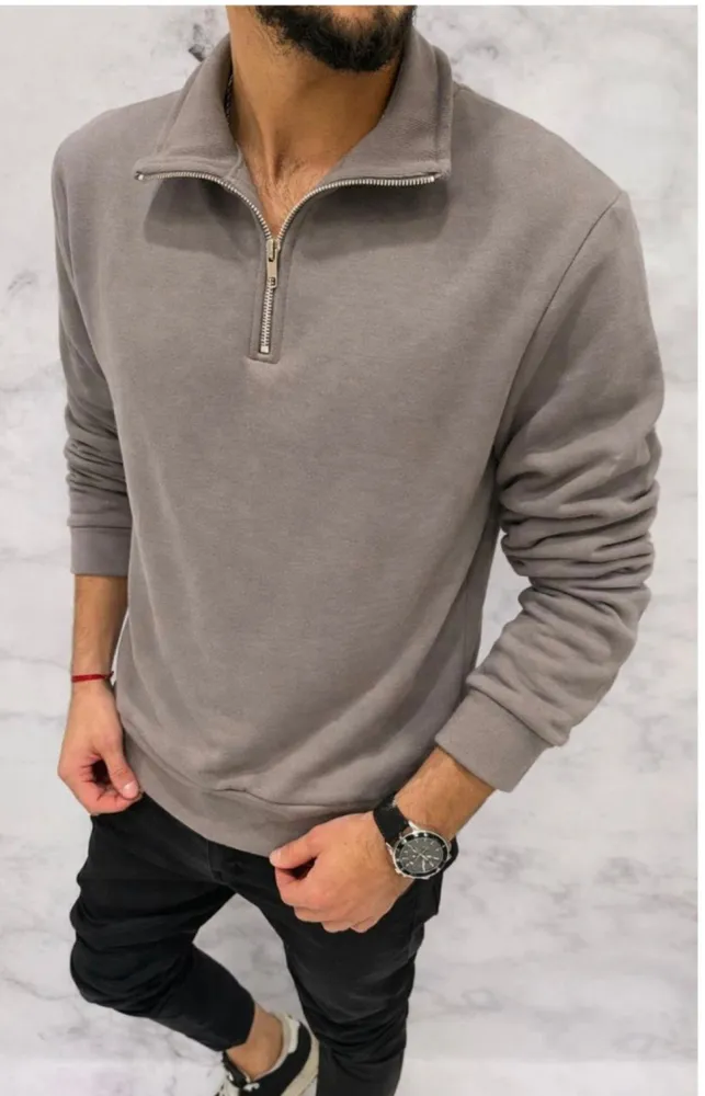 buzo medio cierre de friza M 2