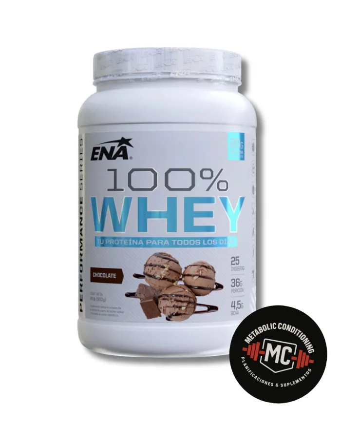 ENA SPORT 100% Whey Proteína Concentrada 2 Lbs