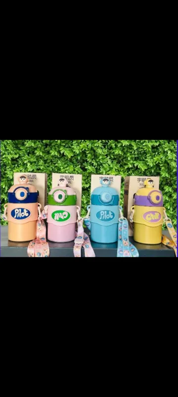Botella termica astronauta con stickers 