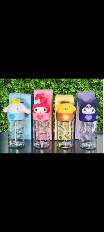 Vaso de vidrio Sanrio muñequito original 