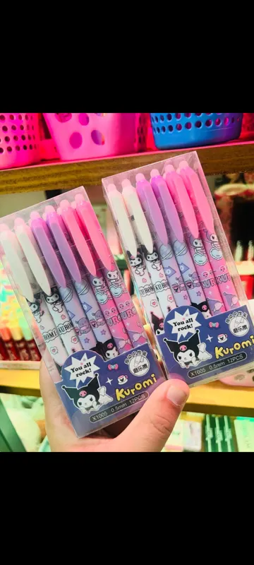 Lapicera Kuromi borrable  2