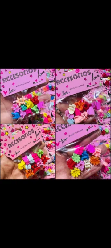Brochecitos con formas, de colores  2