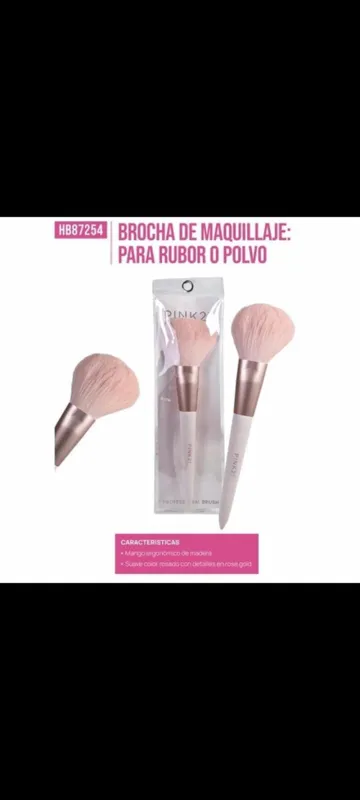 Brocha individual Pinck21 para polvo o rubor  4