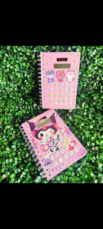 Libreta tapa dura con calculadora  4