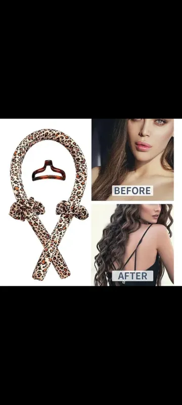 Set rizador de cabello ondas sin calor  1