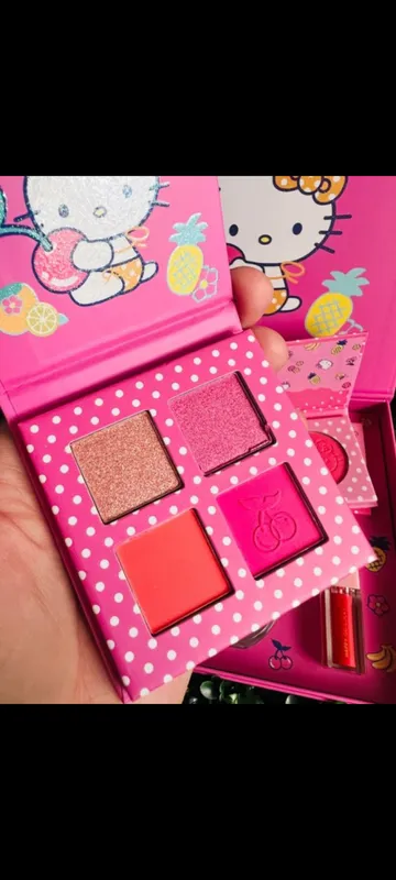 Set de maquillaje Kitty fucsia  3