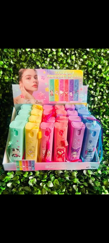 Spray removedor de maquillaje
