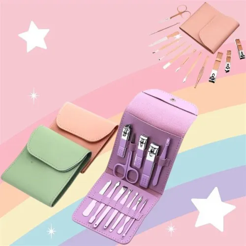 Set de manicuría X12 en estuche 