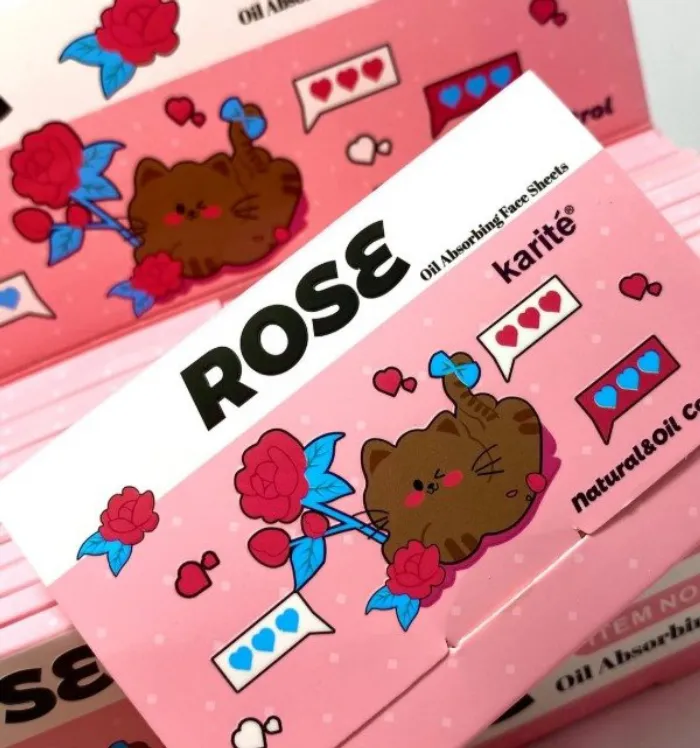 Papel facial absorbe oleosidad- KARITÉ