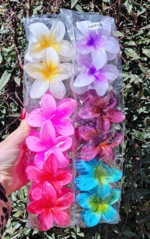 Broche Flor Hawaii 8 cm