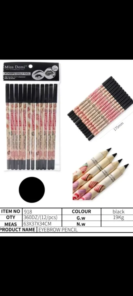 Delineador en Lápiz Negro waterproff