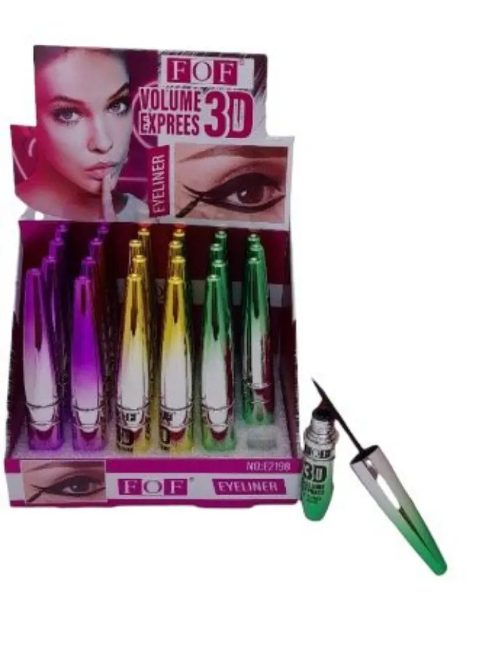 Delineador líquido negro 3D FOF 2