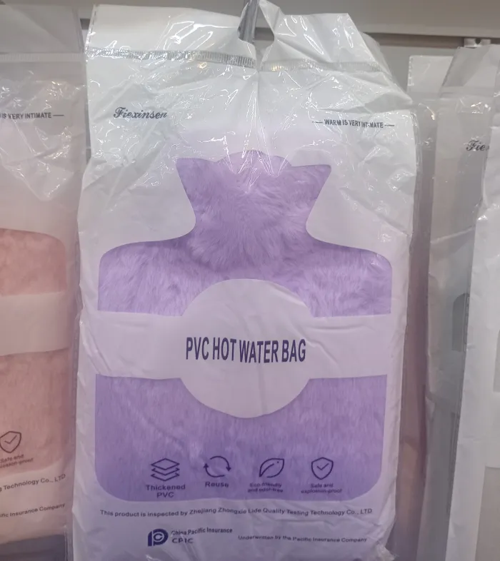 Bolsa de agua caliente peludita 