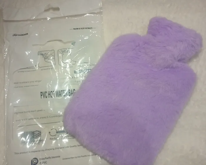 Bolsa de agua caliente peludita  2