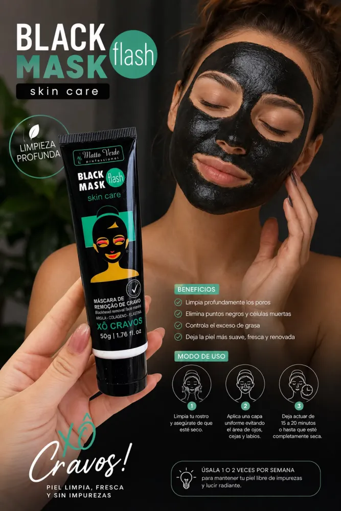Mascarilla para Acné y puntos negros 