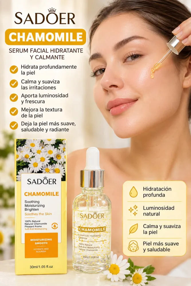 Serum Facial de manzanilla 