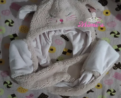 gorrito bufanda conejito rosa🐇🌷 2