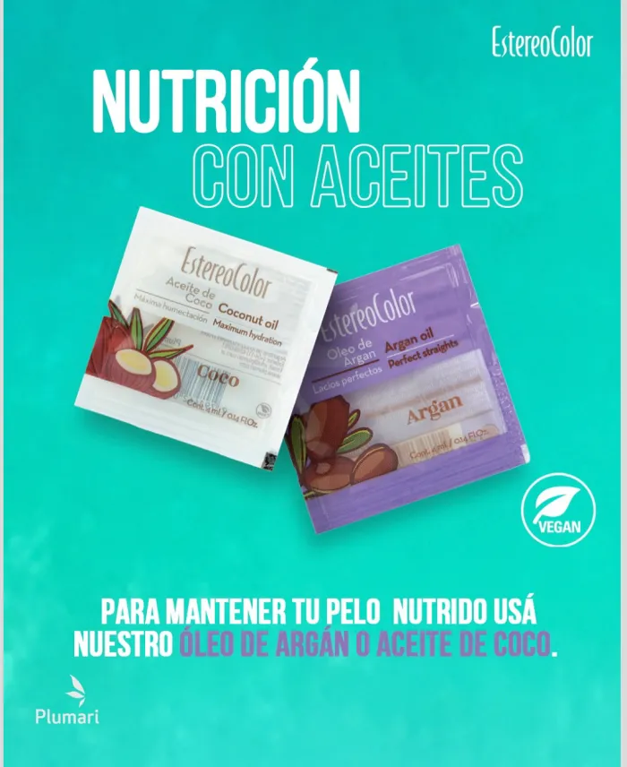 Aceite nutritivos para el cabello