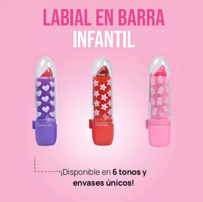 Labial infantil pink 21