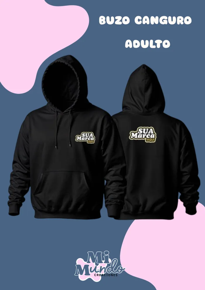 Buzo canguro friza invisible ADULTO