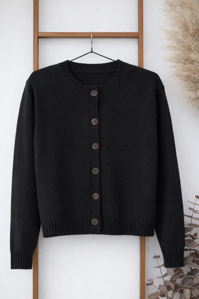Cardigan Cuello Redondo